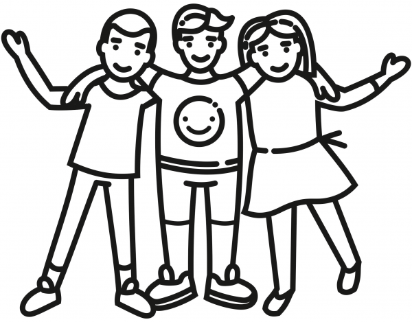 Diversity coloring page image