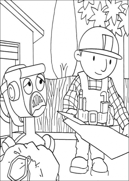 Dizzy And Bob  coloring page image