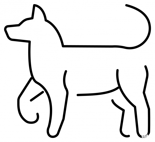 Dog Emoji coloring page image