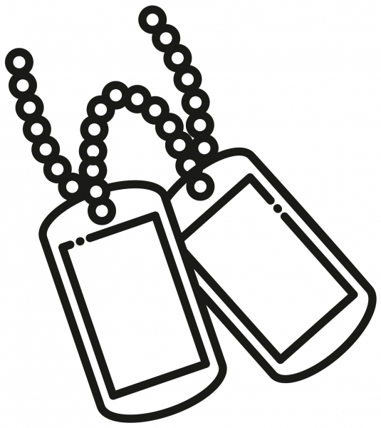 Dog Tag coloring page image