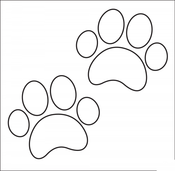 Dogpaw coloring page image