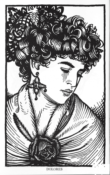 Dolores coloring page image