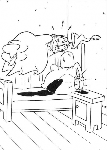 Donald Shock  coloring page image
