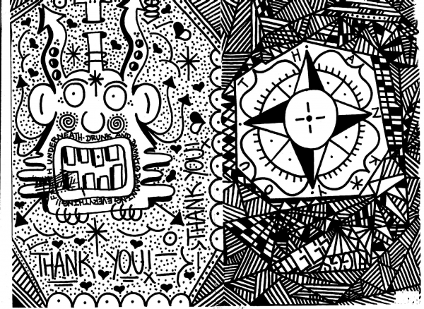 Doodle 6 coloring page image