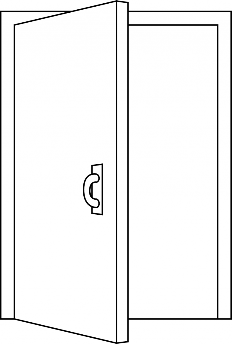 Doorway coloring page - ColouringPages