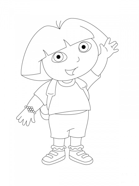 Dora  coloring page image