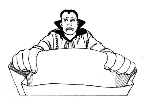 Dracula  coloring page image
