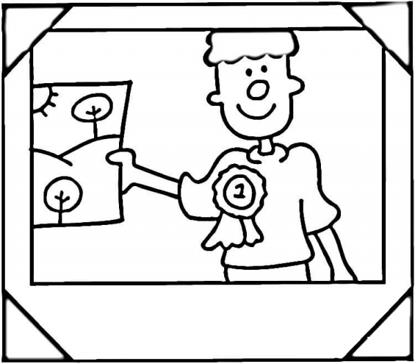 Drawing Contest  coloring page image