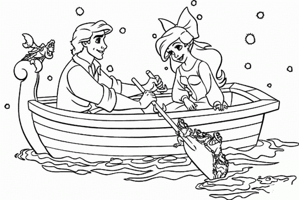 Dream date coloring page image