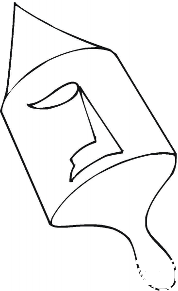 Dreidel  coloring page image
