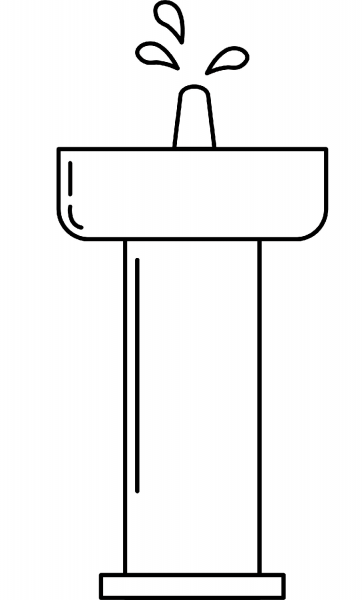 Drinkin Fountain coloring page image