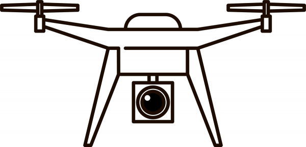 Drone coloring page image