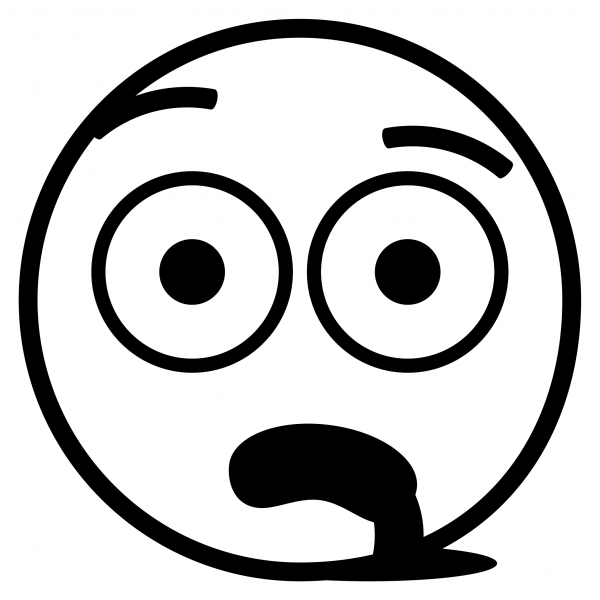Drooling Face Emoji coloring page image