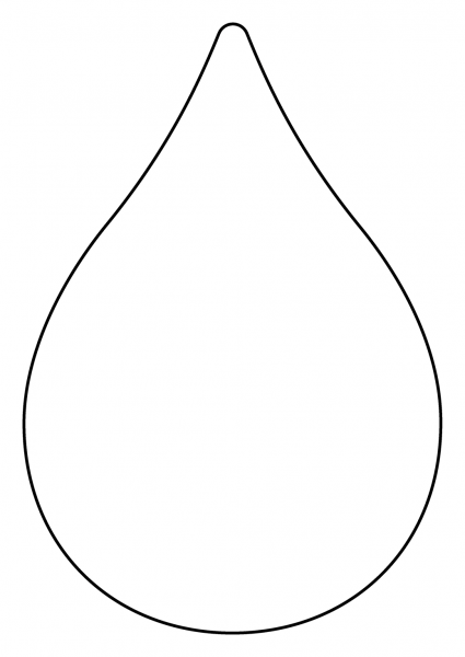 Drop of Blood Emoji coloring page - ColouringPages