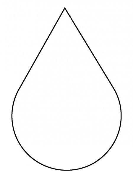 Drop of Blood Emoji coloring page image