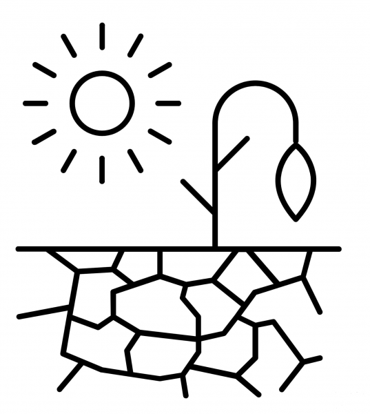 Drought coloring page image