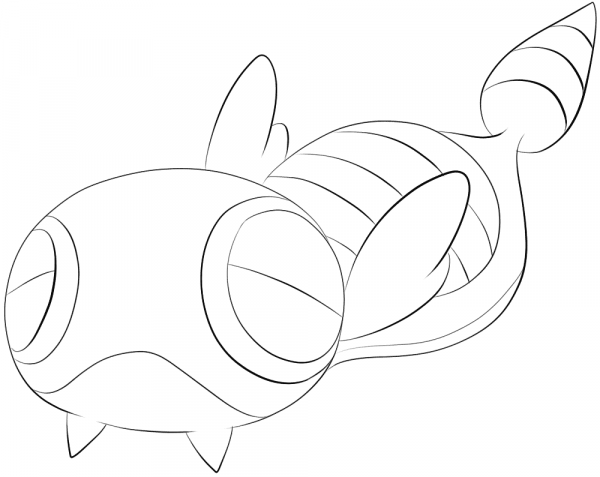 Dunsparce coloring page image