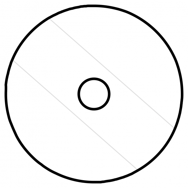 DVD Emoji coloring page image