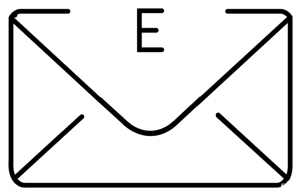 E-Mail Emoji coloring page image