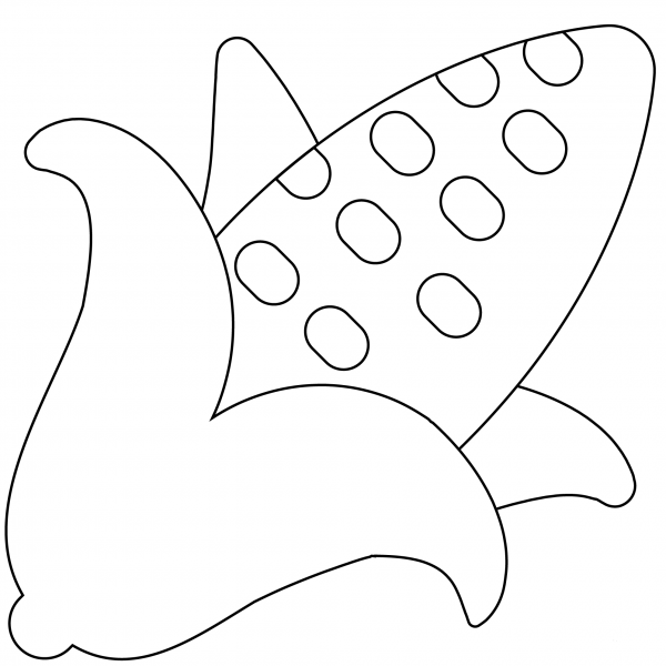 Ear of Maize Emoji coloring page image