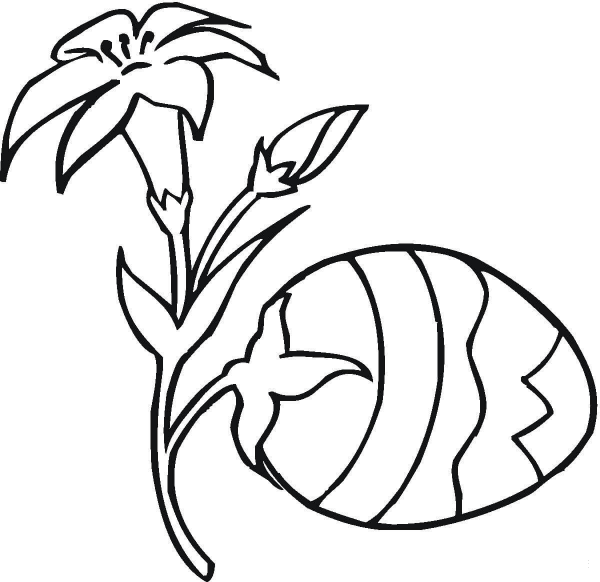 Easter Egg Plant coloring page image