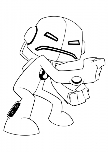 Echo Echo Sonorosian coloring page image