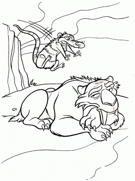 Eddie On Diego  coloring page image