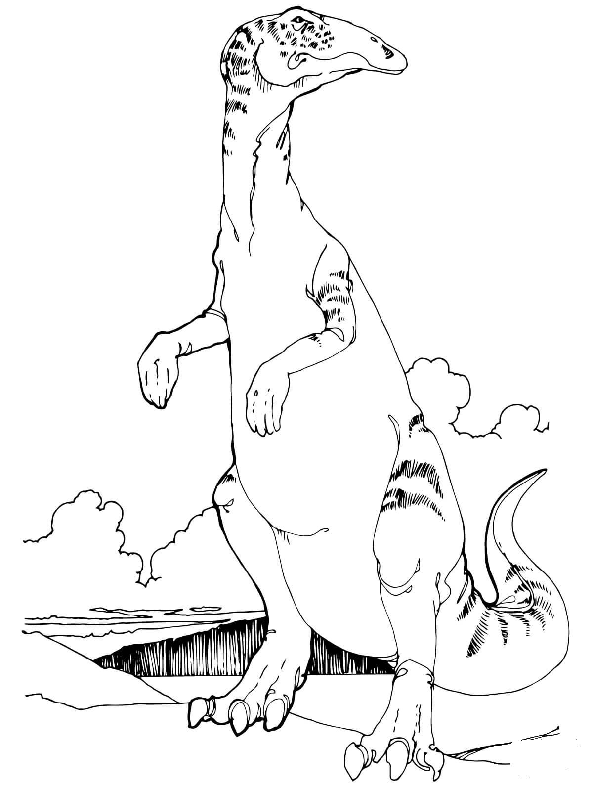 Edmontosaurus Anatosaurus coloring page - ColouringPages