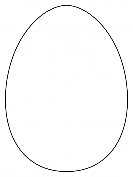 Egg coloring page image