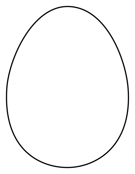 Egg Emoji coloring page image