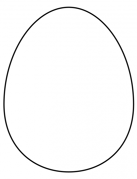 Egg Emoji coloring page image