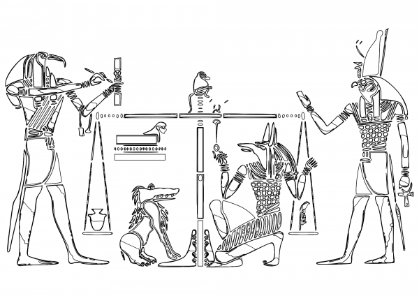 Egitto coloring page image