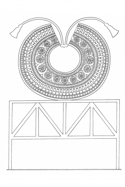 Egyptian Necklace coloring page image