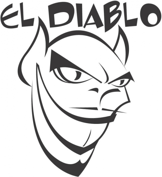 El Diablo  coloring page image