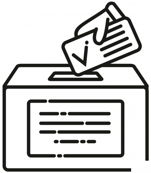 Election Day coloring page image