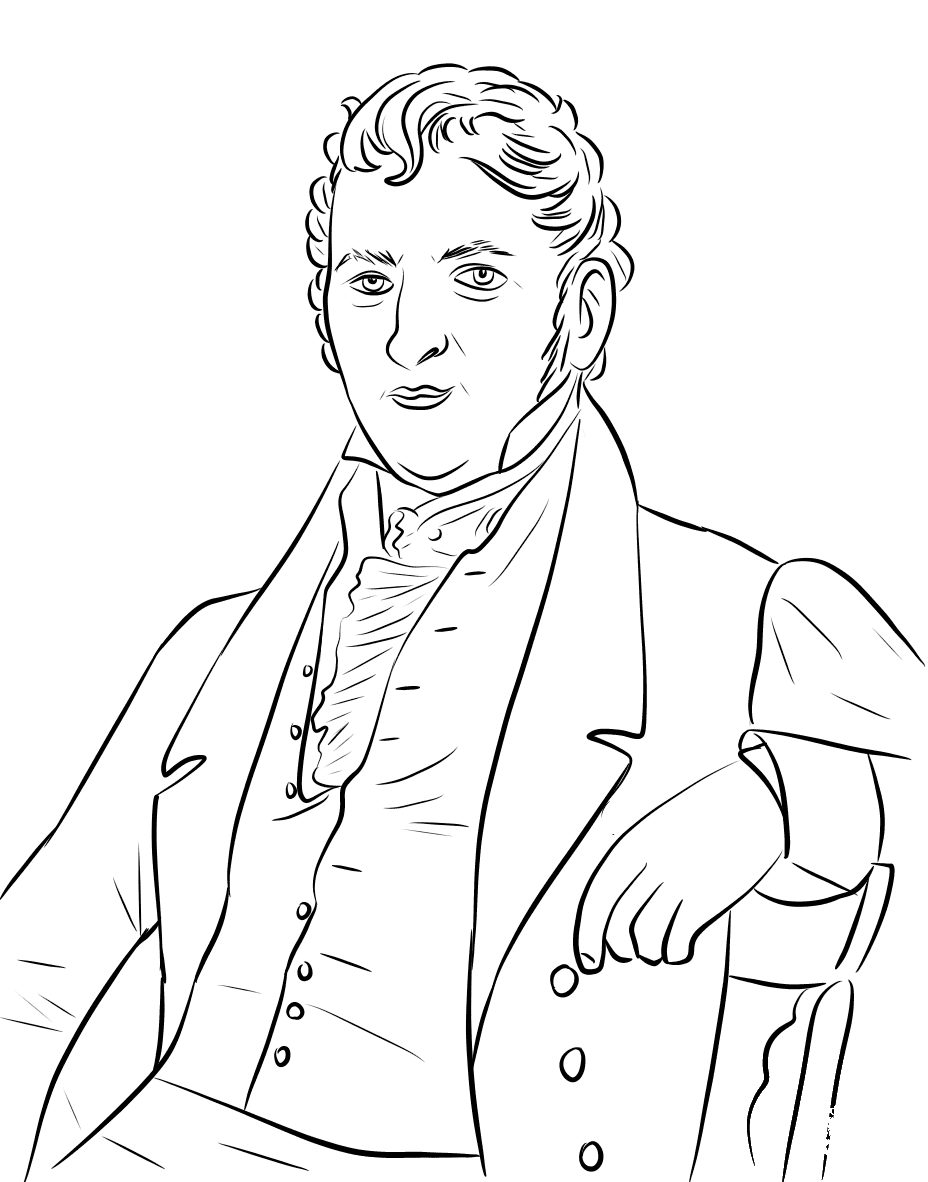 Eli Whitney coloring page - ColouringPages