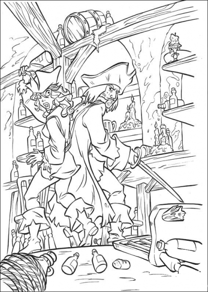 Elizabeth and Jack coloring page image