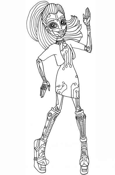 Elle Eedee coloring page image