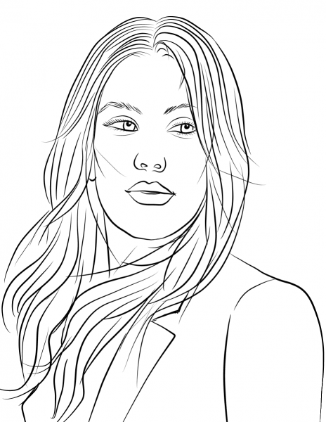 Ellie Goulding coloring page - ColouringPages