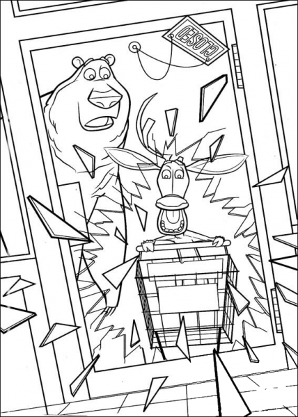 Elliot Steals Some Food  coloring page image