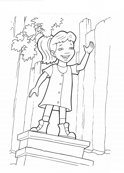 Emmy  On The Top  coloring page image