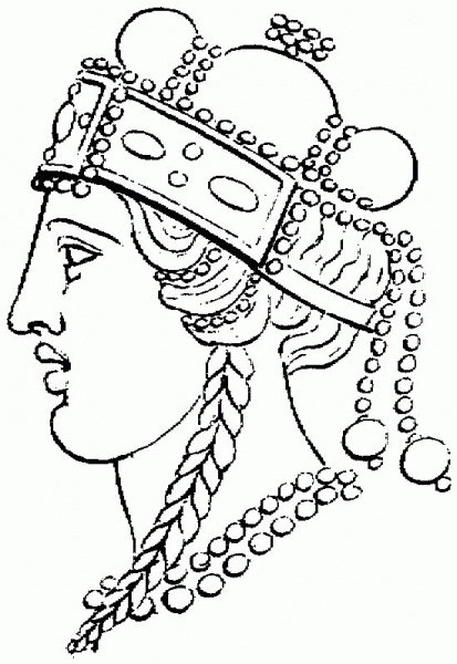 Empress  coloring page image