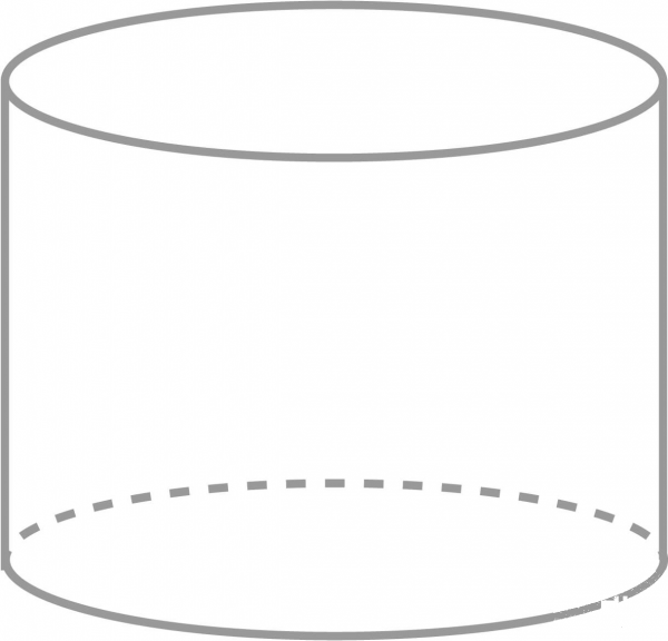 Empty Cylinder coloring page image