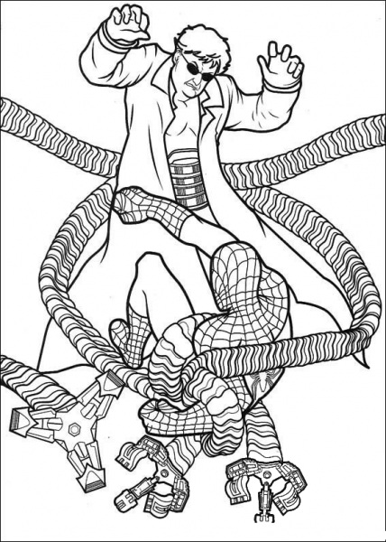 Encounter coloring page image