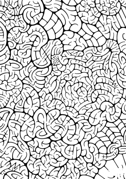 Endless Insanity coloring page image