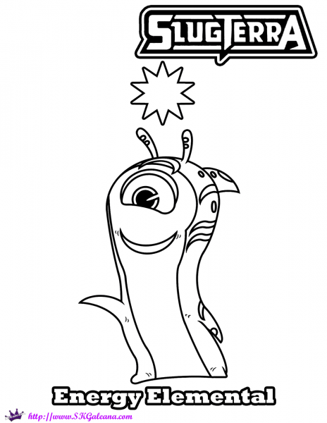 Energy Elemental coloring page image