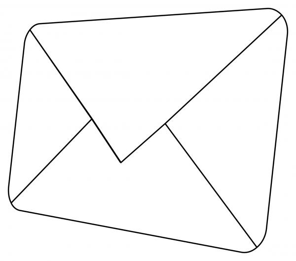 Envelope coloring page image