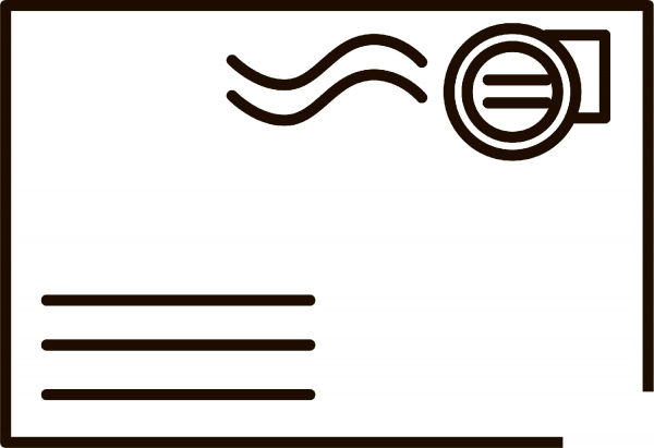 Envelope coloring page image