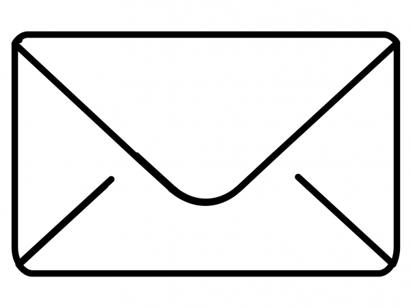 Envelope Emoji coloring page image