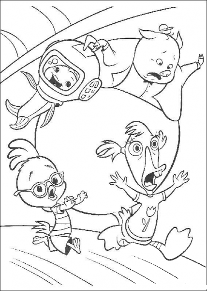 Escape coloring page image